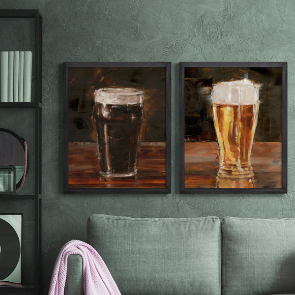 Red Barrel Studio® Another Round III Premium Framed Canvas Ready To Hang Wayfair